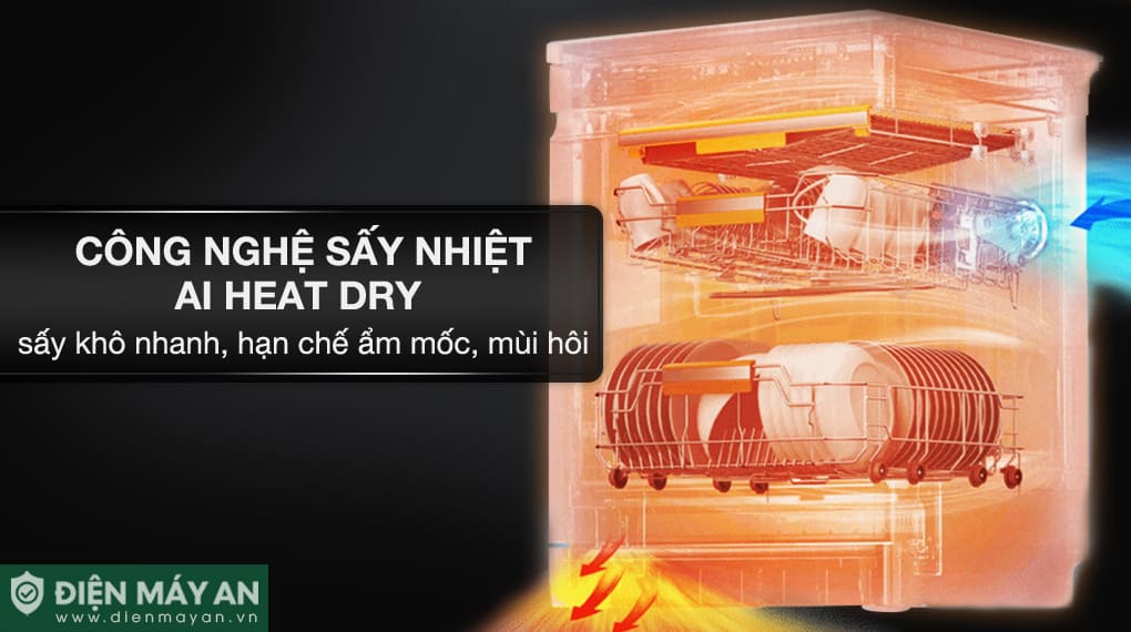 Máy rửa chén bát độc lập Comfee CDWEF1533GB-WU-VN